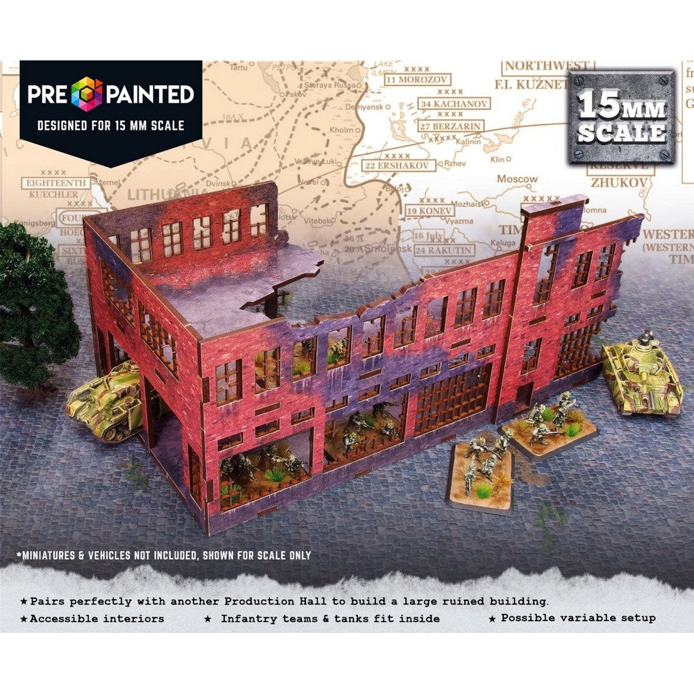 PREORDER Historical WW2 Production Hall [15mm / 1:100]