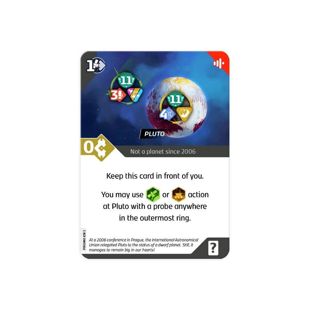PREORDER SETI - Pluto promo - promo card