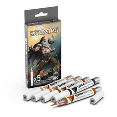 PREORDER Ak Interactive - Quickmarker - Humans Quick Markers Set