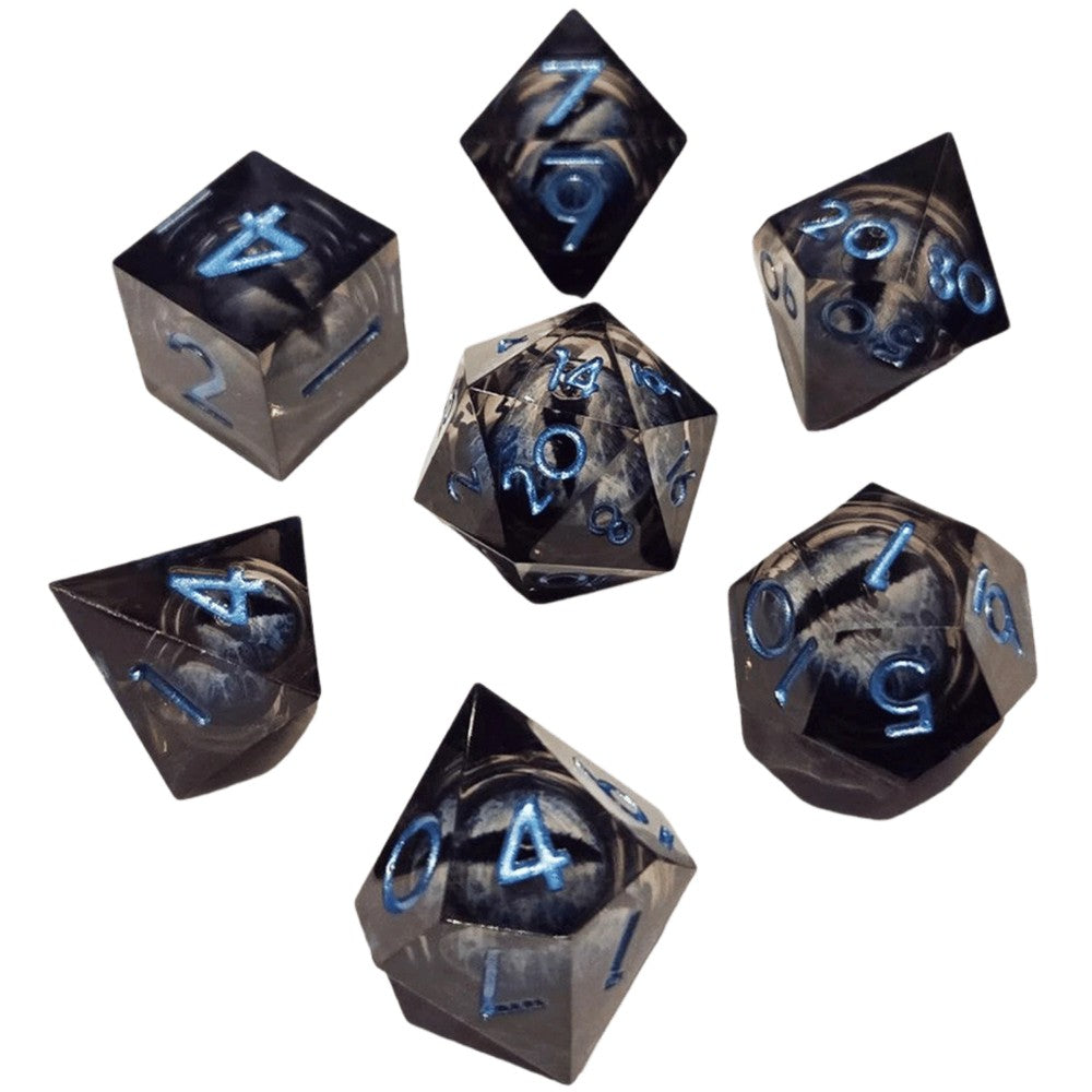 PREORDER Chronicle - Blue ICU Liquid Core Dice Set