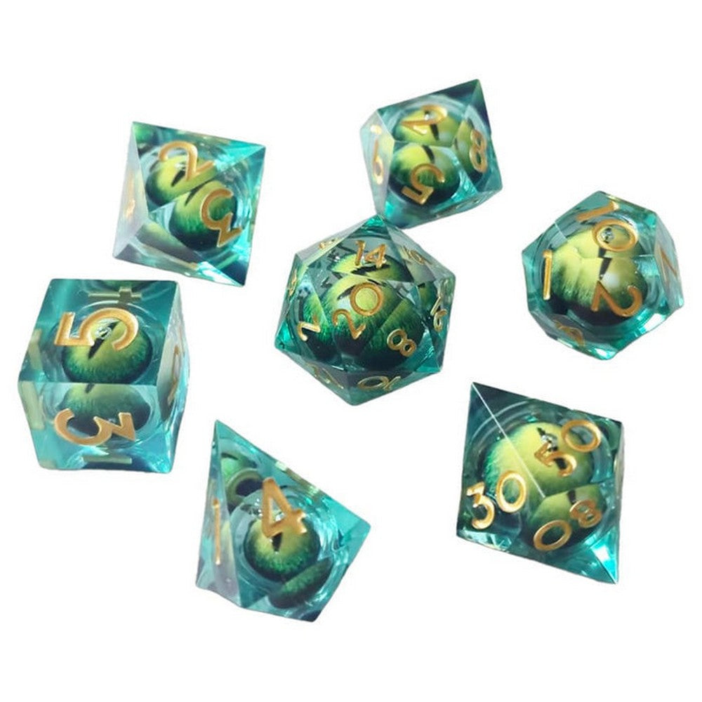 PREORDER Chronicle - Green ICU Liquid Core Dice Set
