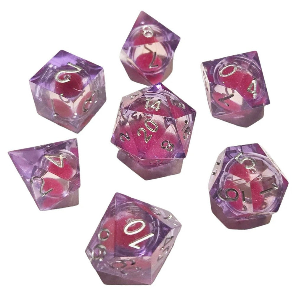 PREORDER Chronicle - Magenta Sparkle Liquid Core Dice Set