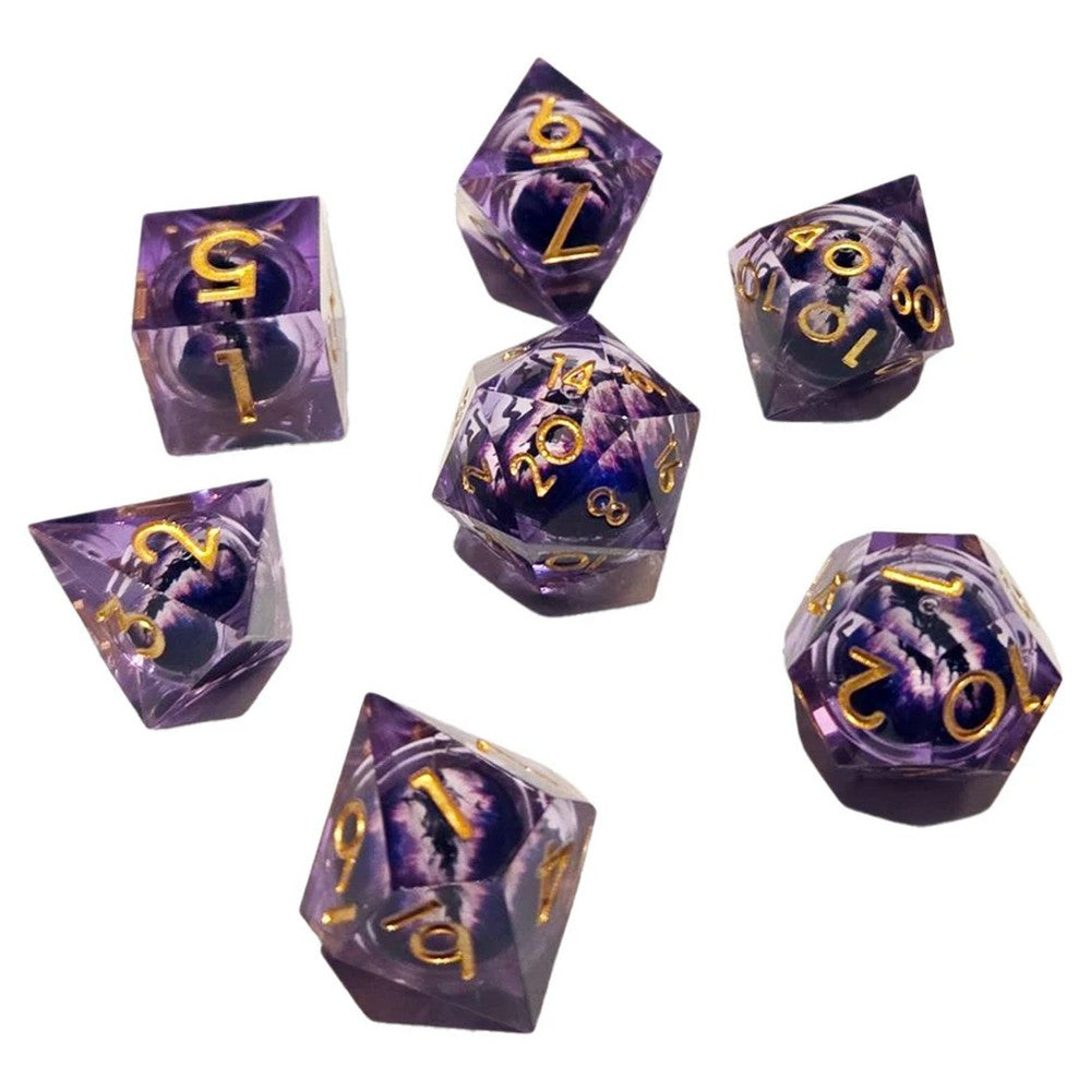 PREORDER Chronicle - Purple ICU Liquid Core Dice Set