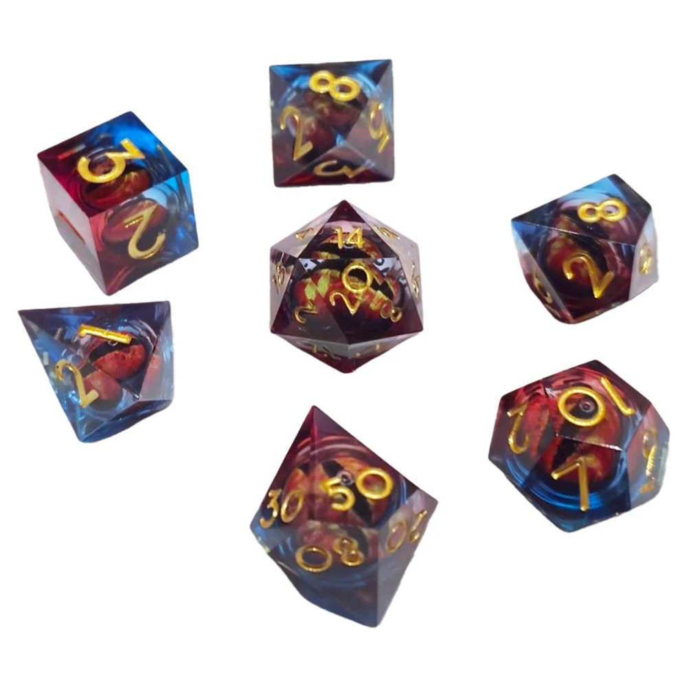PREORDER Chronicle - Red Blue ICU Liquid Core Dice Set