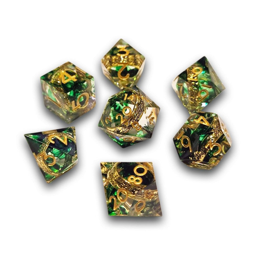 PREORDER Chronicle - Green Ringfellows Dice Set