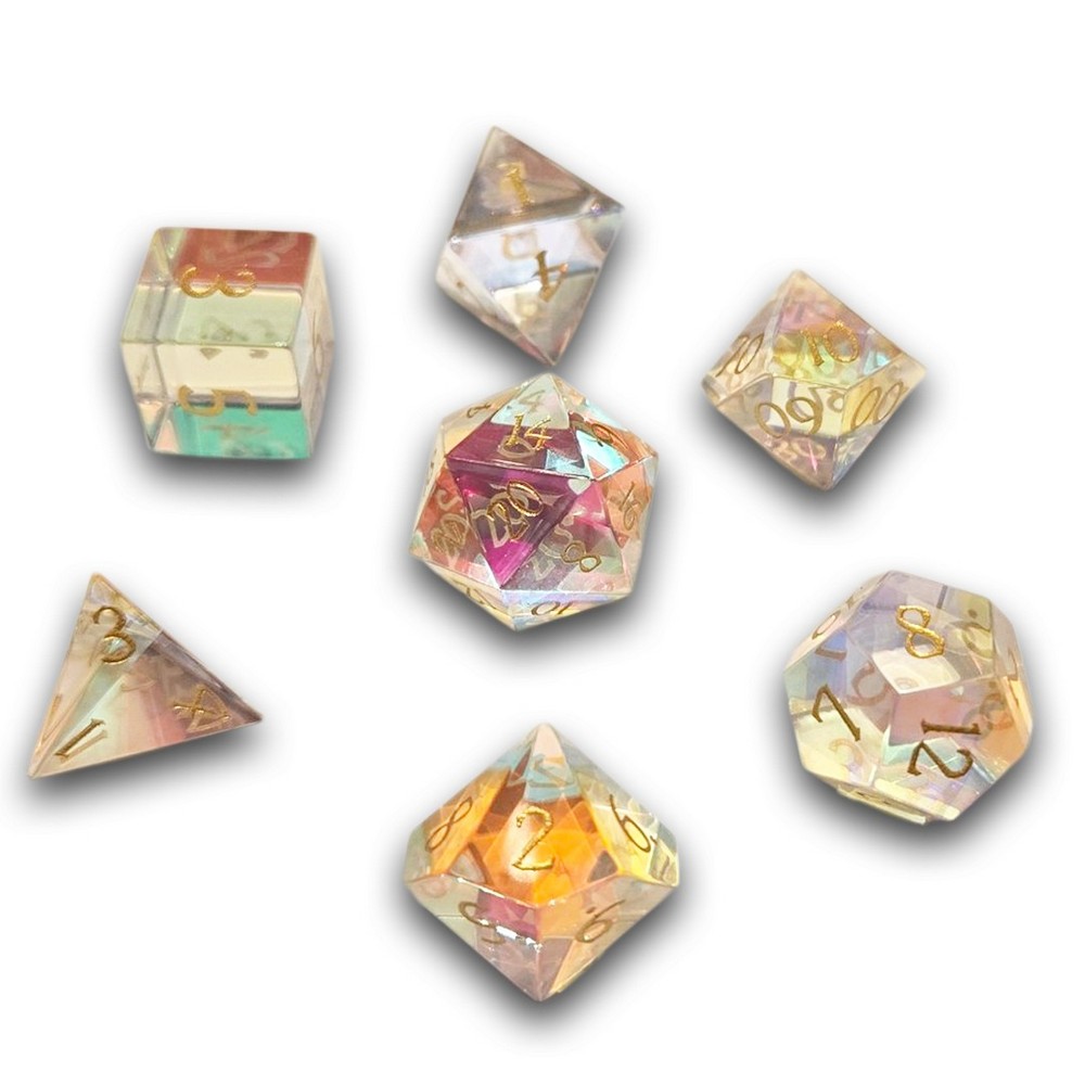 PREORDER Chronicle - Dichroic Crystal Dice Set