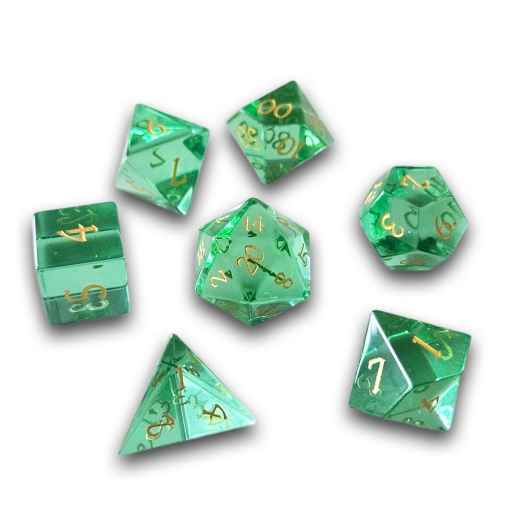 PREORDER Chronicle - Emerald Crystal Dice Set