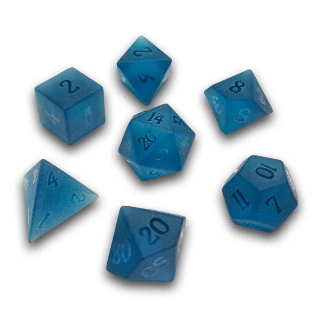 PREORDER Chronicle - Frosted Azure Crystal Dice Set