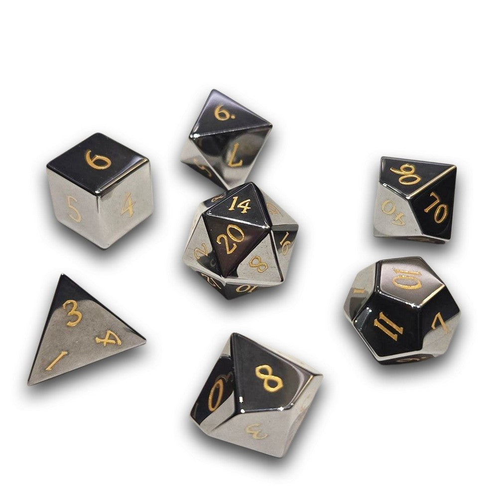 PREORDER Chronicle - Hematite Gemstone Dice Set