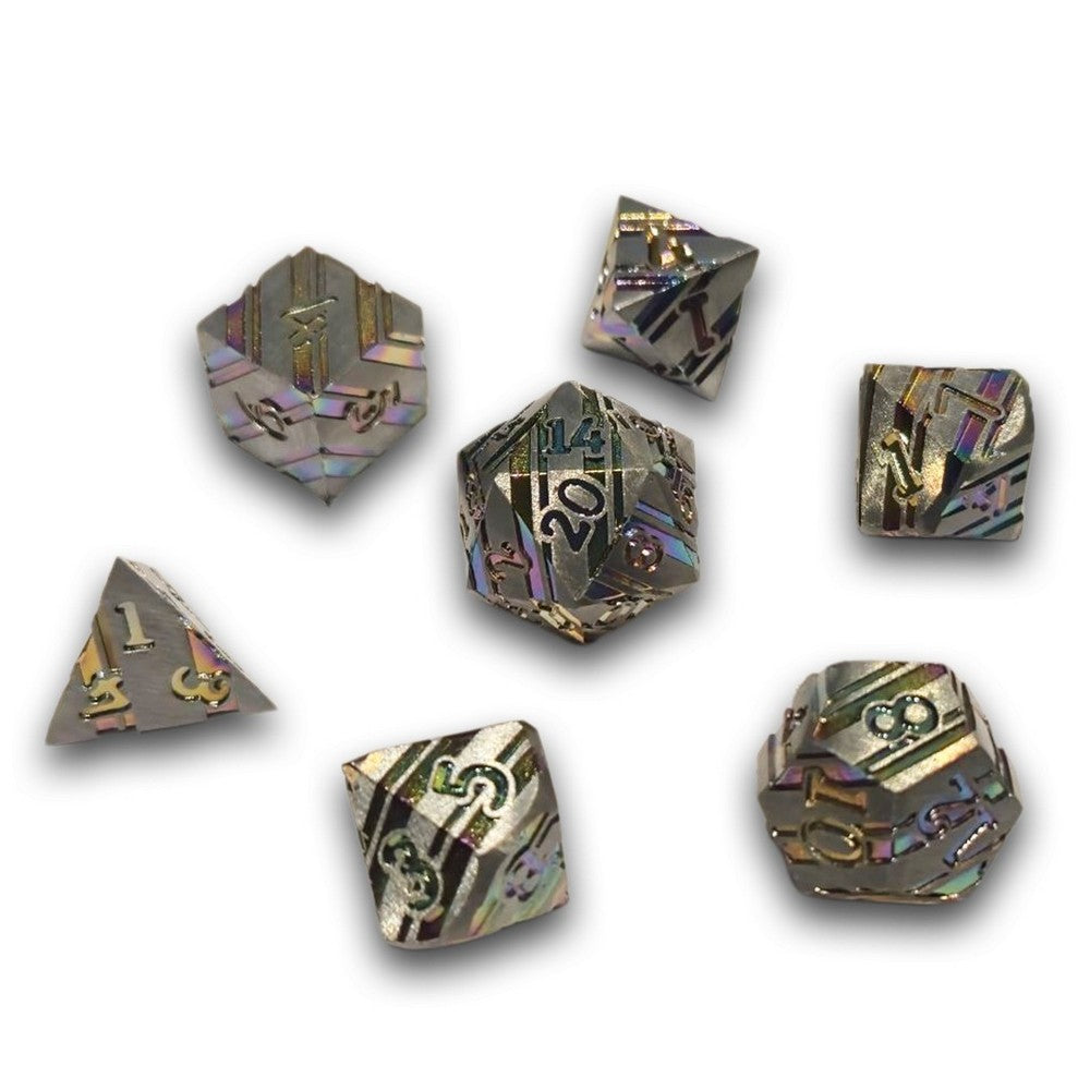 PREORDER Chronicle - Cyberchrome Bulkhead Metal Dice Set