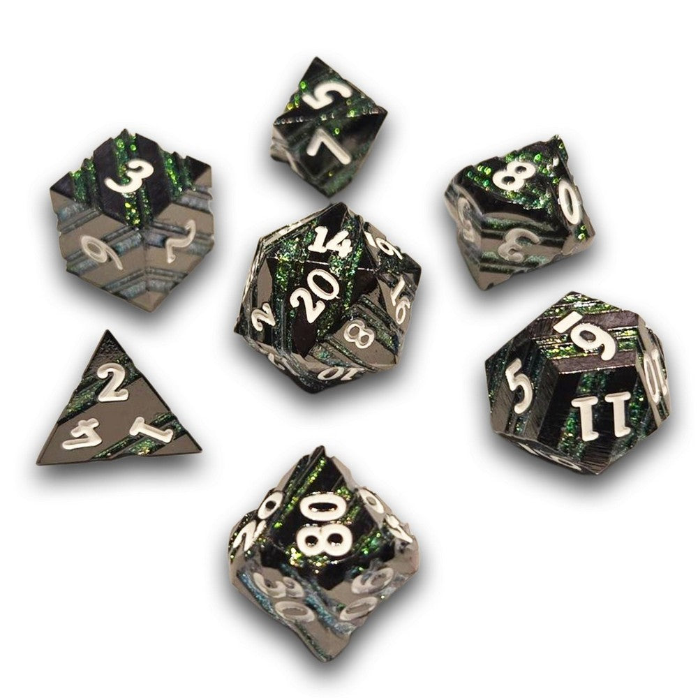 PREORDER Chronicle - Green Bulkhead Metal Dice Set