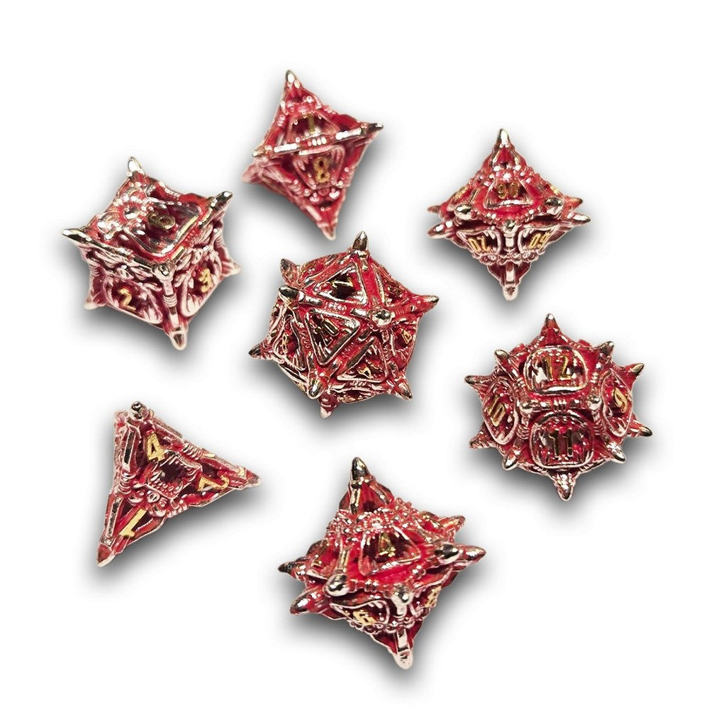 PREORDER Chronicle - Crimson Flails Metal Dice Set