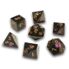 PREORDER Chronicle - Black Butterflies Sharp Resin Dice Set
