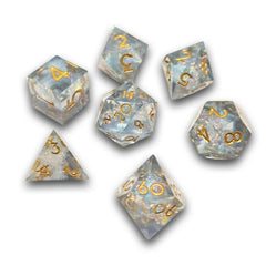 PREORDER Chronicle - Icy Nebula Sharp Resin Dice Set