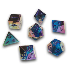 PREORDER Chronicle - Midnight Nebula Sharp Resin Dice Set