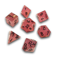 PREORDER Chronicle - Rose Sparkle Sharp Resin Dice Set