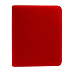 PREORDER Ultra Pro: UP32098 4-Pocket Zippered TOPLOADER Premium PRO-BINDER (Red)