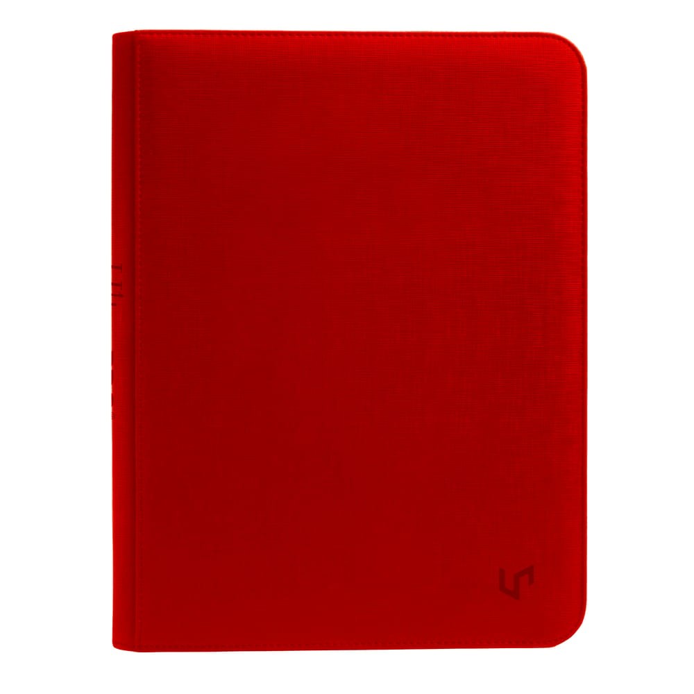 PREORDER Ultra Pro: UP32100 9-Pocket Zippered Premium PRO-BINDER (Red)