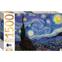 PREORDER Puzzle - Design Group - Van Gogh Starry Night - 1500pc Gold