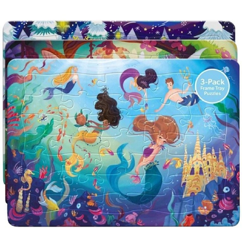 PREORDER Frame Tray Jigsaw Puzzle 3 Pack - Fairytales