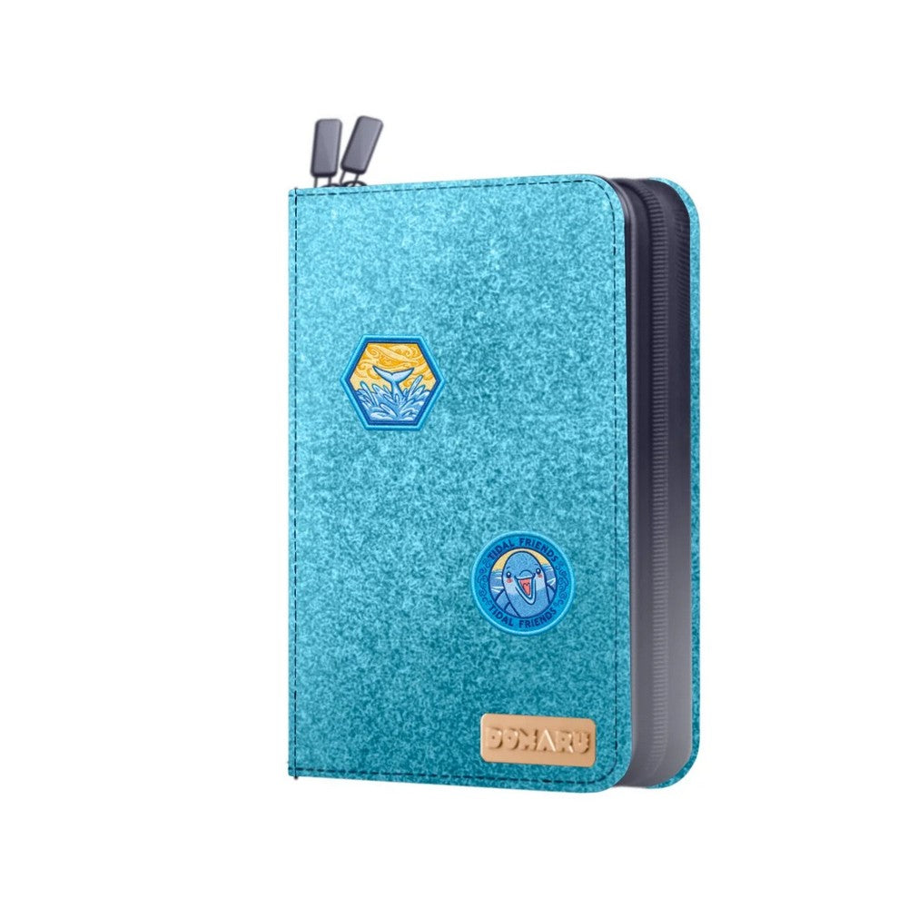 PREORDER Gatherers Tavern - Binders - Domaru Deco Patch Binder- Tidebound Tales - 4 Pocket - Wave Dancer