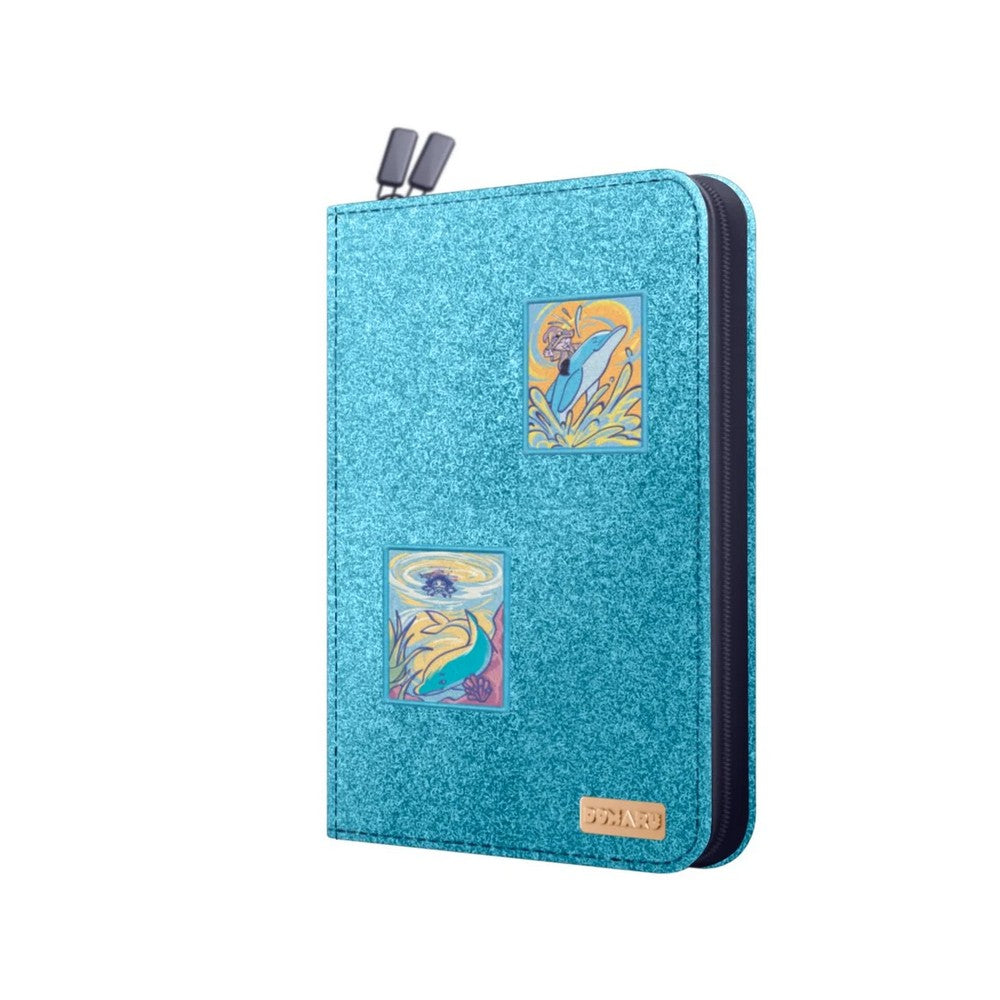 PREORDER Gatherers Tavern - Binders - Domaru Deco Patch Binder- Tidebound Tales - 9 Pocket - Wave Dancer