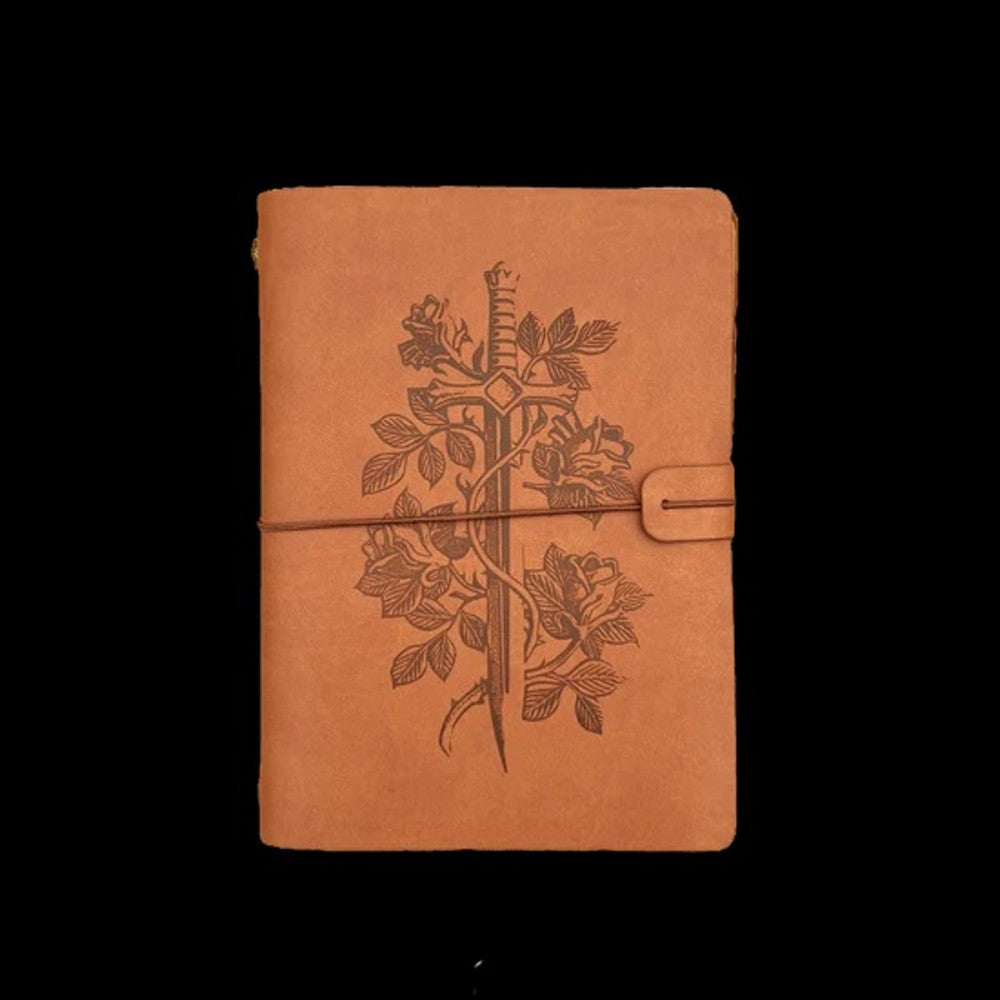 PREORDER Character Journal (Brown) - Sword and Rose
