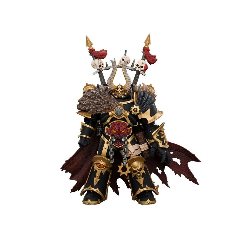 PREORDER Warhammer Collectibles: 1/18 Scale Black Legion Chaos Lord with various weapons