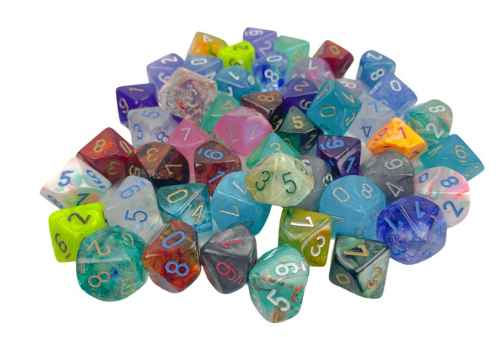 CHX 29210 Signature Bag of 50 Assorted Polyhedral d10