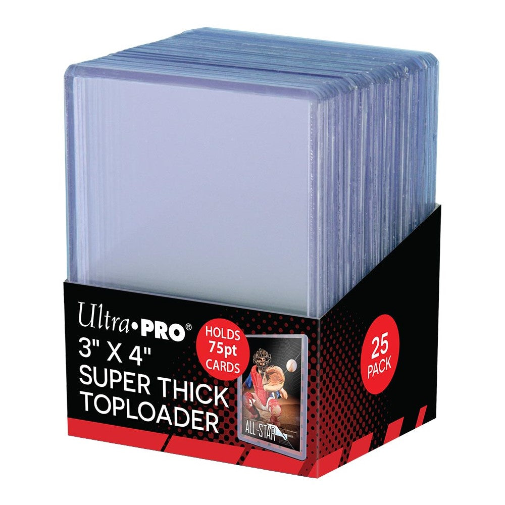 Ultra Pro: UP81347 3 X 4 Thick 75PT Toploader 25ct