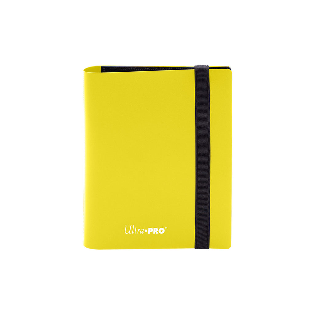 Ultra Pro: 2-Pocket Eclipse Lemon Yellow PRO-Binder