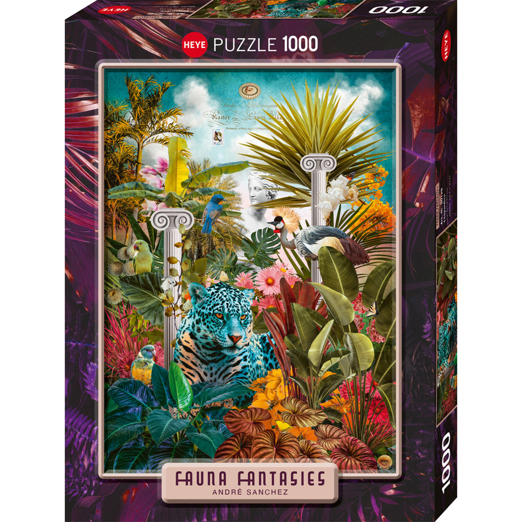 PREORDER Puzzle - Heye - Fauna Fantasies - Leopardise - 1000pc