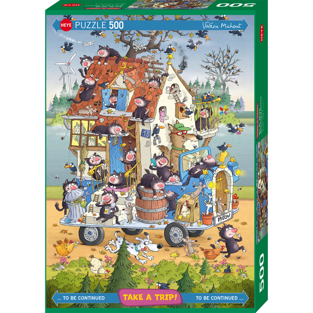 PREORDER Puzzle - Heye - Take a Trip! With Valerie Michaut - 500pc