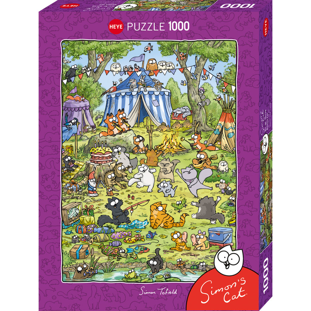 PREORDER Puzzle - Heye - Simons Cat - Bonfire Fun - 1000pc