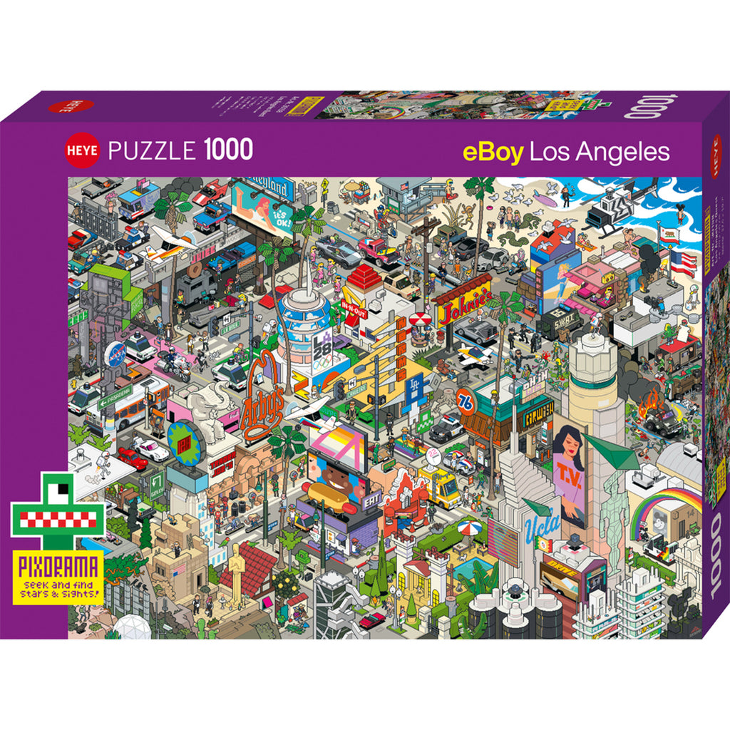 PREORDER Puzzle - Heye - eBoy - Los Angeles Quest - 1000pc