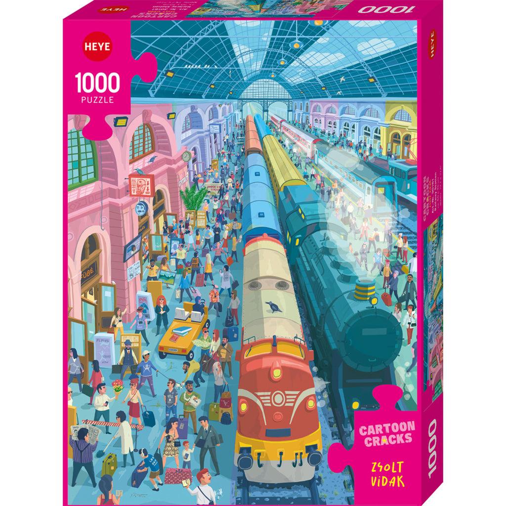 PREORDER Puzzle - Heye - Cracks Vidak - Railway Station - 1000pc
