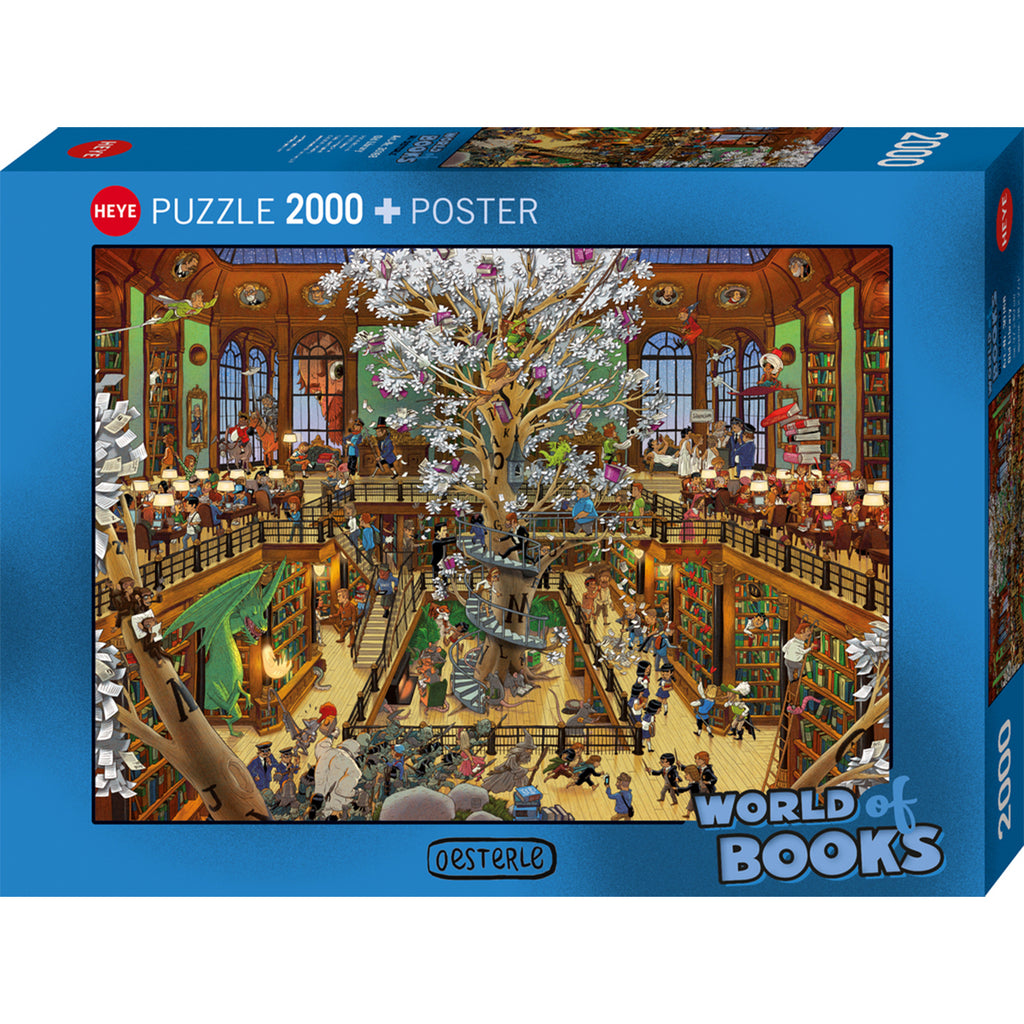 PREORDER Puzzle - Heye - World of Books - Old Library - 2000pc