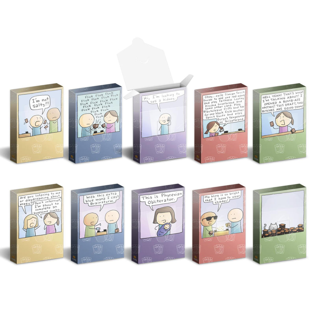 Cubeamajigs 10-Pack - Cardboard Crack Set 1