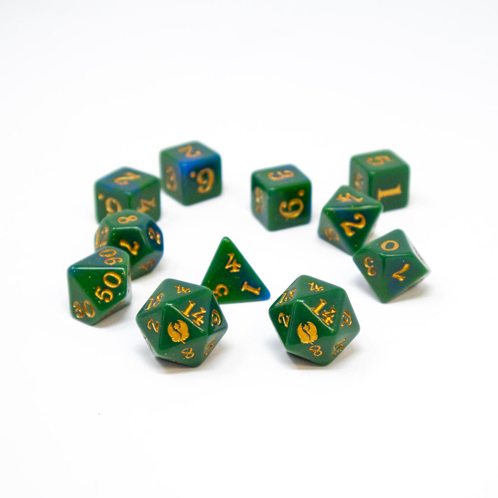 Fablemakers Deck Of Many Things Leaf Green (Dice Set)