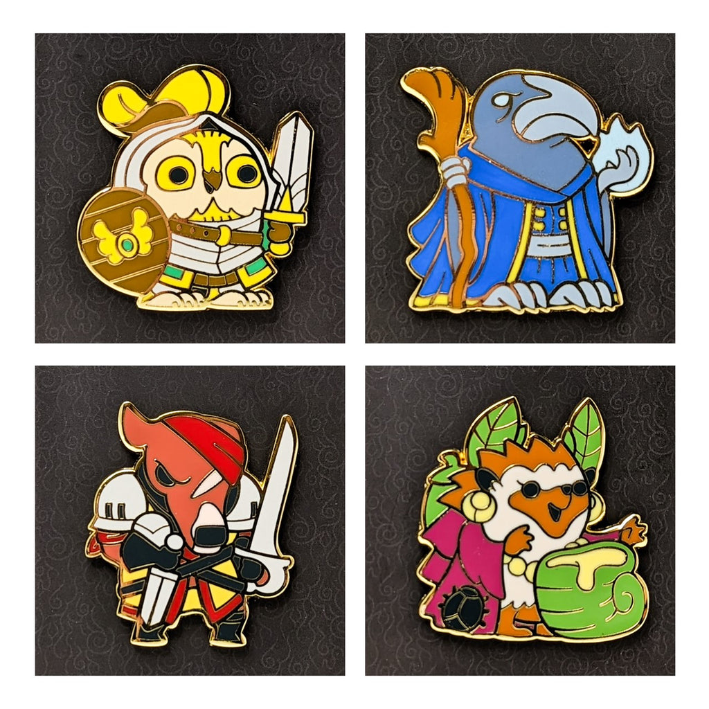 Humblewood: Allies - Enamel Pin Bundle