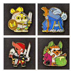 Humblewood: Allies - Enamel Pin Bundle