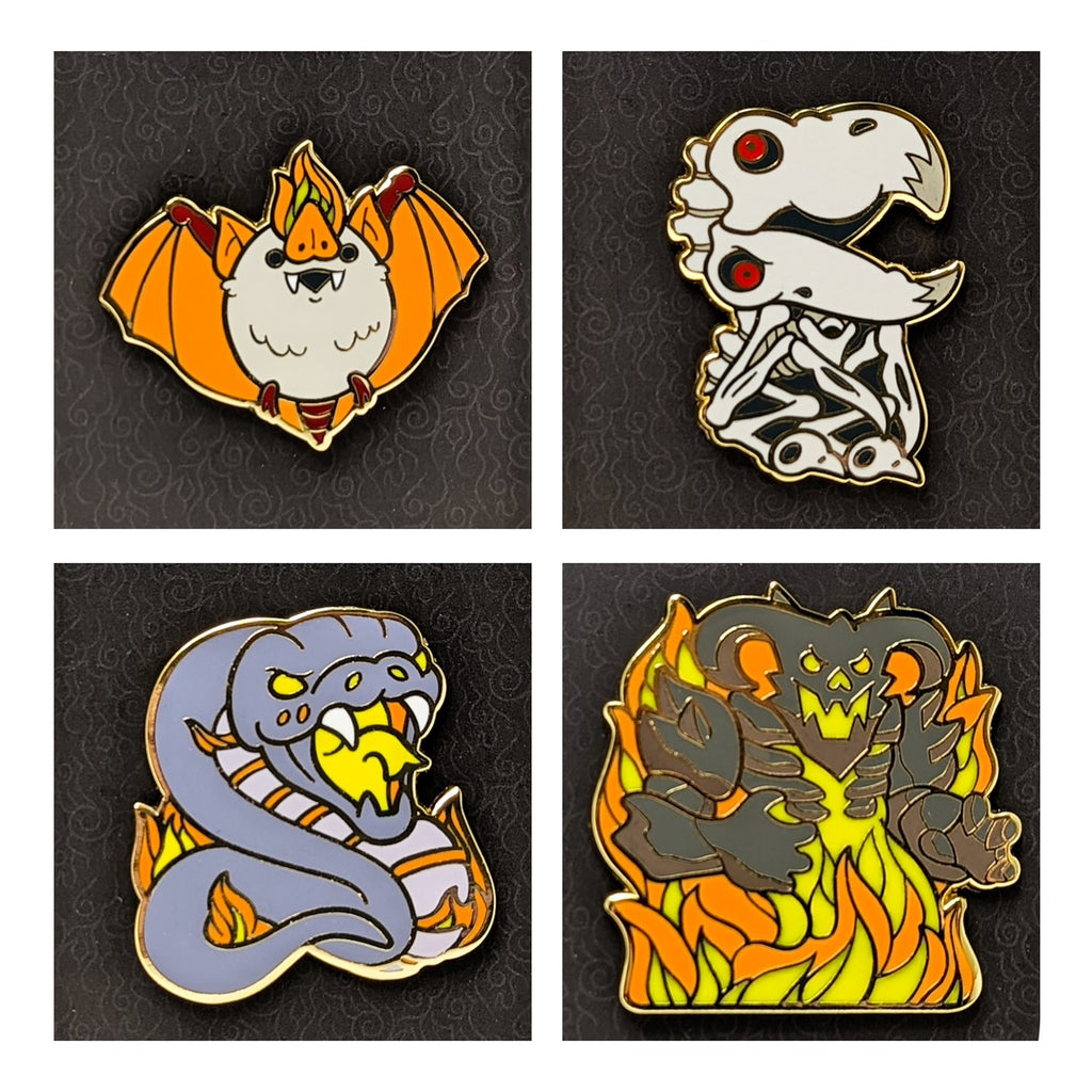 Humblewood: Enemies - Enamel Pin Bundle