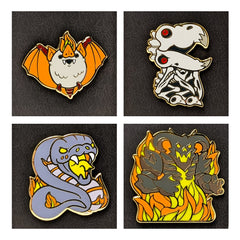 Humblewood: Enemies - Enamel Pin Bundle