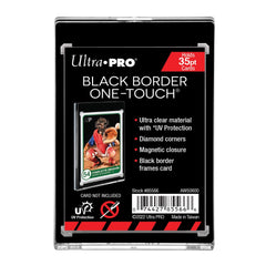 Ultra Pro: 35PT Black Border UV ONE-TOUCH Magnetic Holder