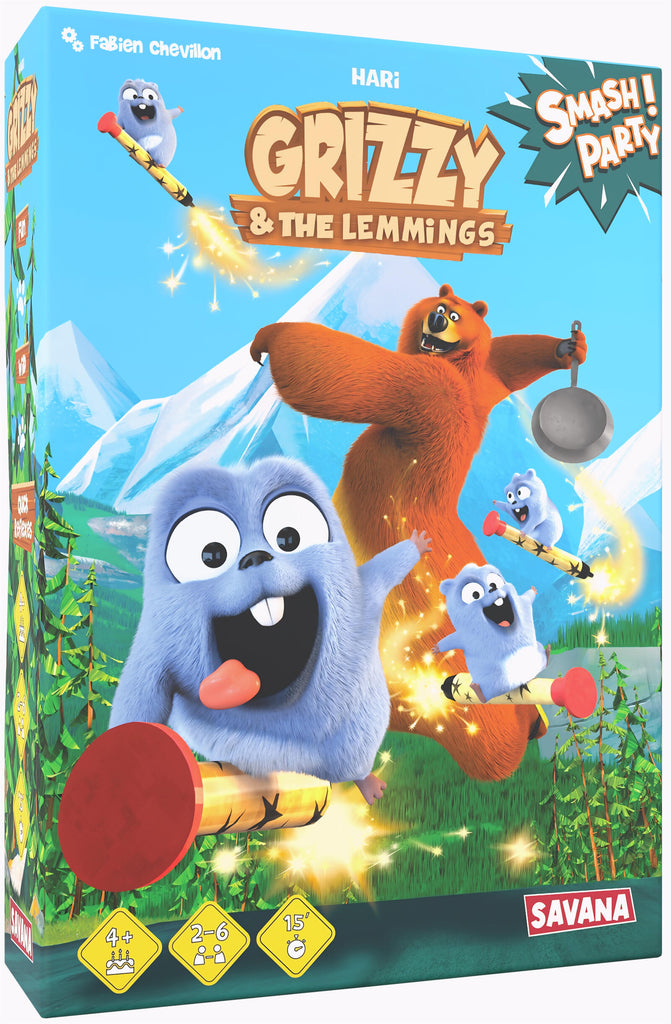 PREORDER Smash Party Grizzy and the Lemmings
