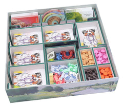 Folded Space Colour Game Inserts - Dog Park (includes space for Expansions)