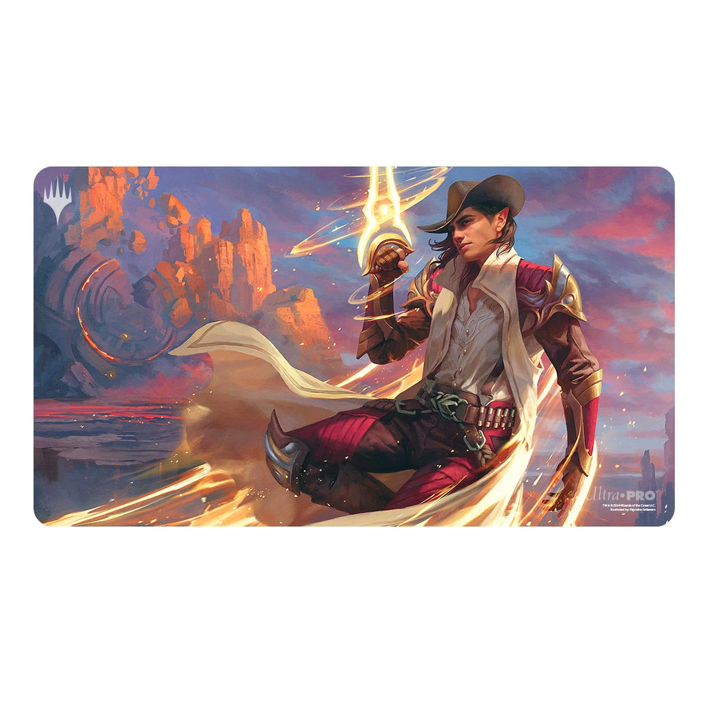 PREORDER Ultra Pro: Outlaws of Thunder Junction Playmat Key Art 3 for Magic: The Gathering