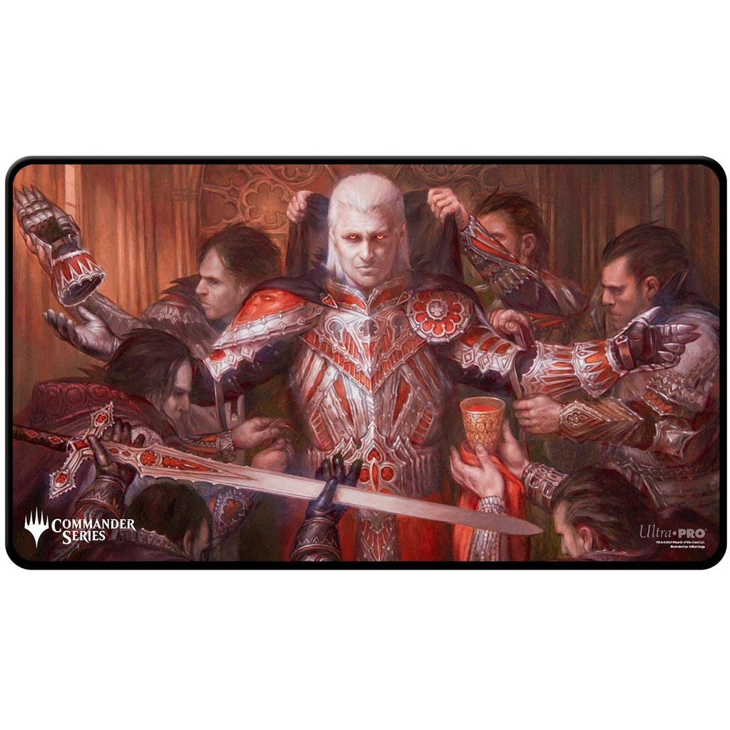 PREORDER Ultra Pro: UP38577 Commander - Release 3 - Enemy Color - Q3 2024 Black Stitched Playmat Edgar
