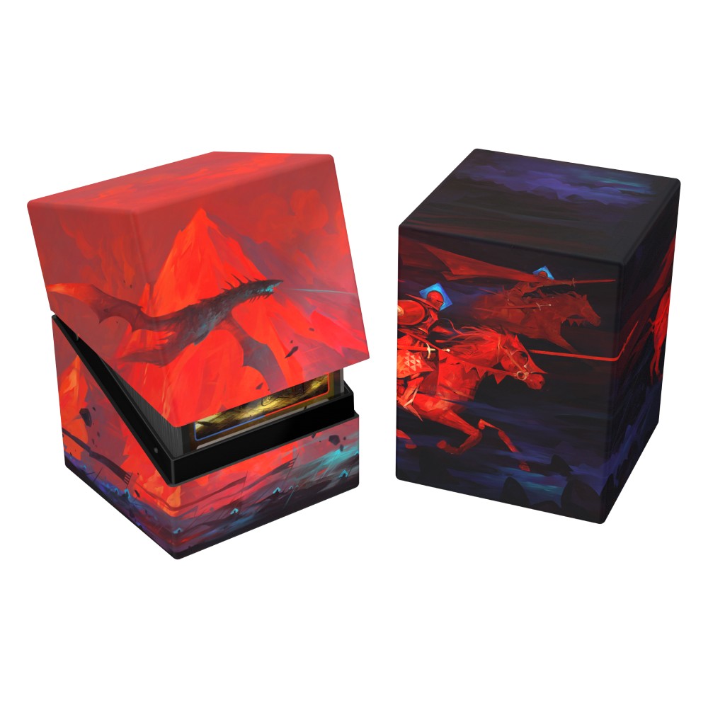 Ultimate Guard: Deck Box RTE Boulder 100+ 2024 Exclusive Duo Dominik Mayer: Crowned With Fire