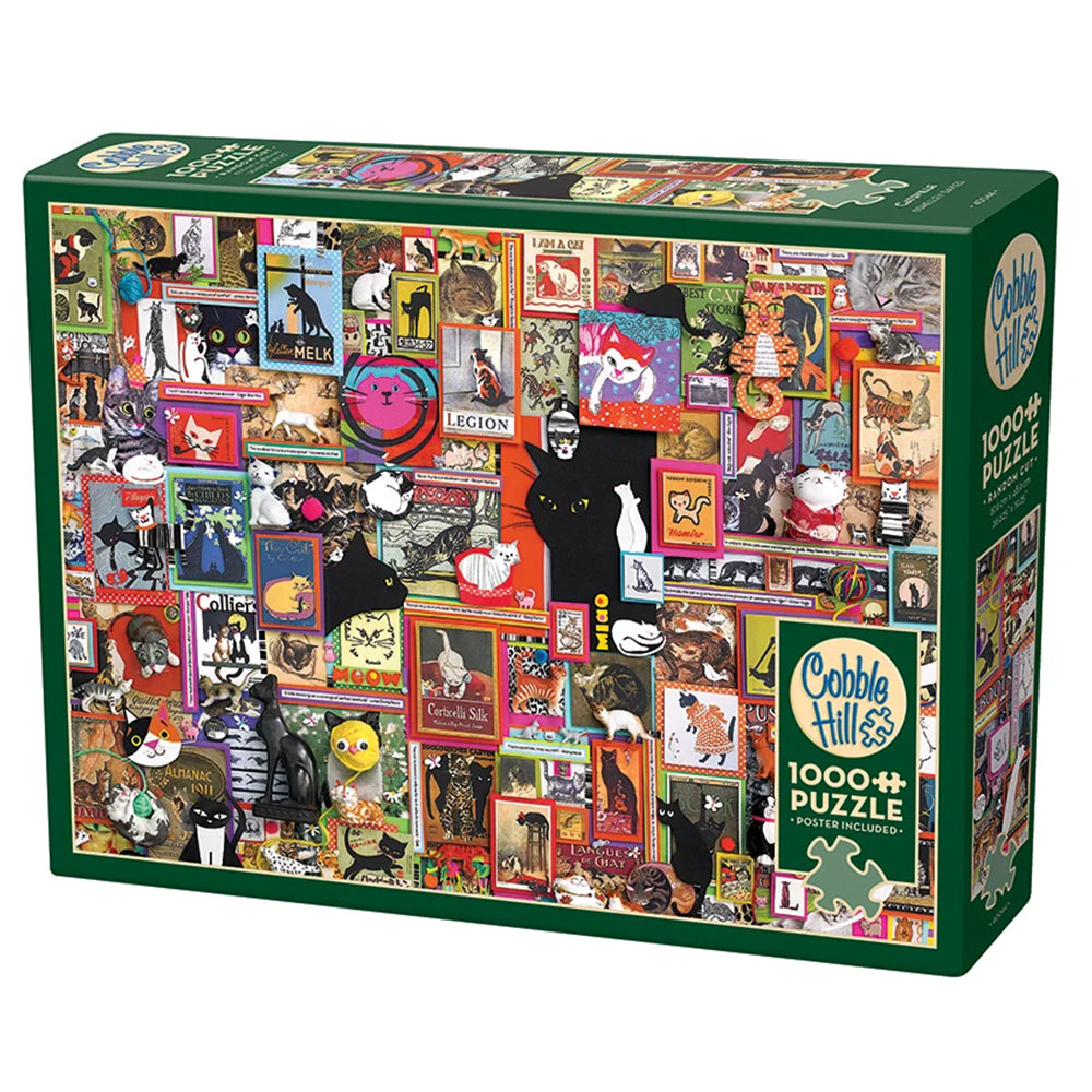 Puzzle - Cobble Hill - Catsville - 1000pc